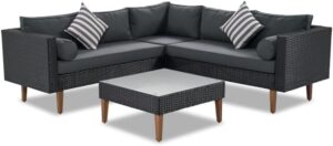 Image 1 of buy outdoor wicker sofa set