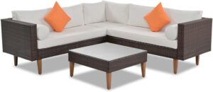 Image 1 of buy outdoor wicker sofa set