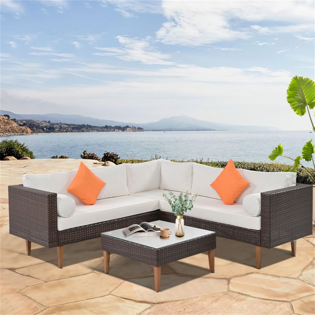 buy outdoor wicker sofa set,should I buy outdoor wicker sofa set,outdoor wicker sofa set pros cons,best outdoor wicker sofa set for patio,patio furniture L shape wicker set worth buying,outdoor rattan sofa set vs wicker unboxing and complete package contents