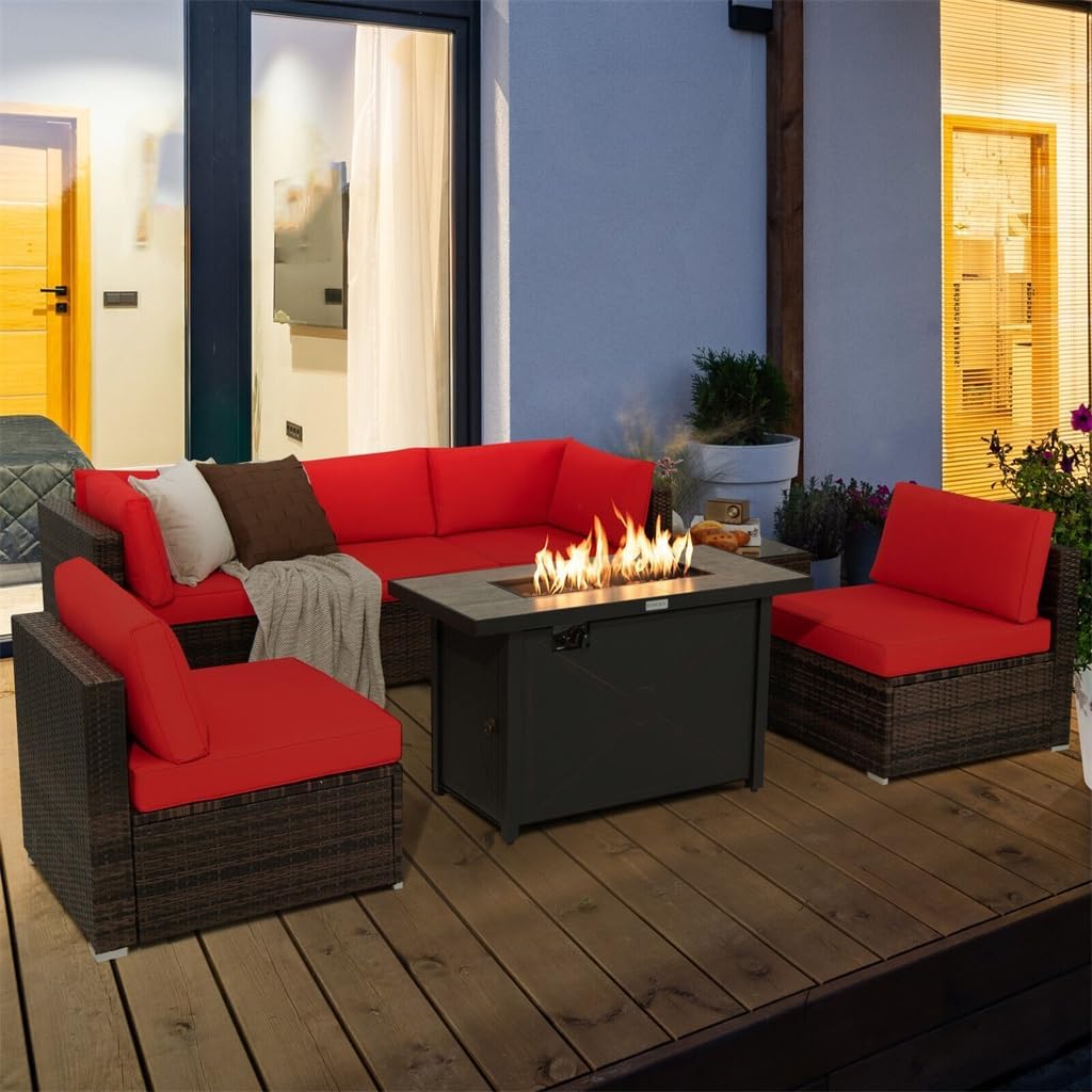 Step-by-step guide for buy patio rattan fire pit set,patio rattan set worth buying,best rattan fire pit furniture,rattan sofa fire table pros cons,should I buy a fire pit patio set,fire pit patio set vs alternatives - complete tutorial