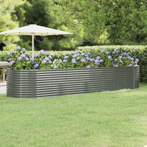 Image 1 of buy powder coated steel raised garden bed