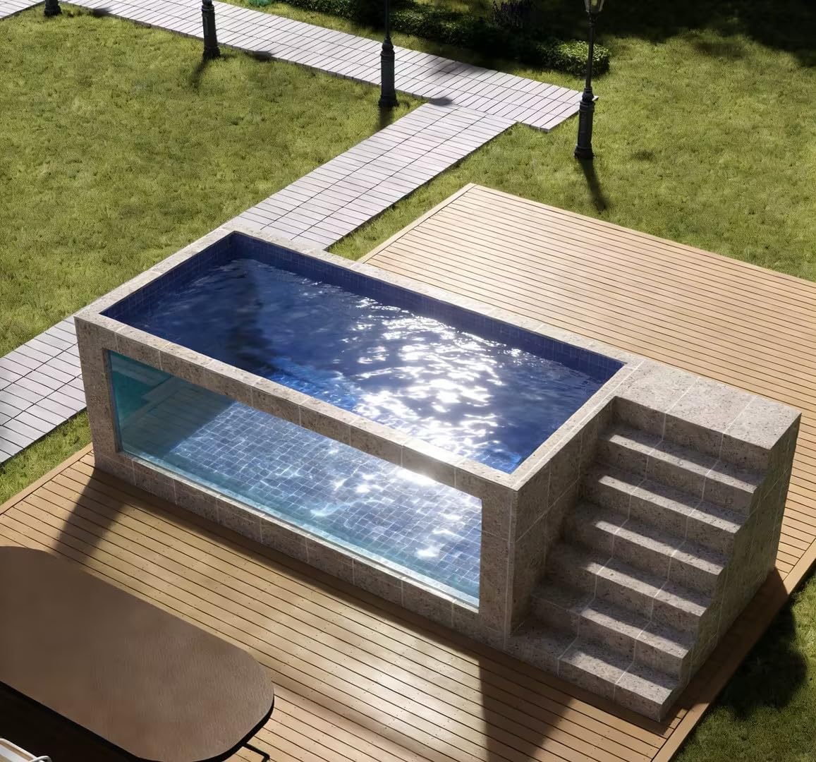 Step-by-step guide for buy premium rooftop swimming pool,premium rooftop pool worth buying,best luxury container swimming pool,glass panel swimming pool pros cons,container pool vs traditional pool,should I buy a rooftop swimming pool - complete tutorial