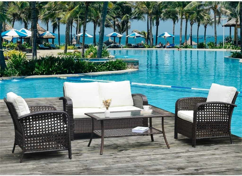 buy rattan patio furniture set,rattan patio set worth buying,best outdoor wicker furniture,patio furniture set pros cons,should I buy a rattan chair set,rattan vs aluminum patio furniture unboxing and complete package contents