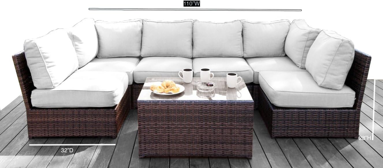 buy rattan wicker 4 person seating group,rattan wicker seating group pros cons,should I buy rattan wicker patio set,best wicker conversation set for patio,rattan wicker sectional vs alternatives,rattan wicker outdoor furniture worth buying unboxing and complete package contents
