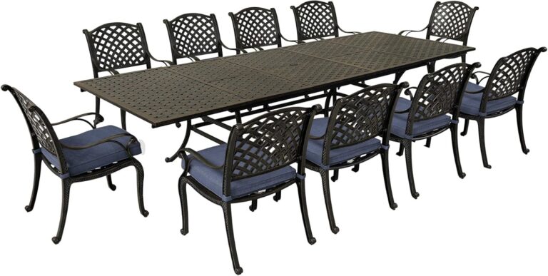 Buy Rectangular 10 Person Dining Set: Honest Pros & Cons 1 Image 1 of buy rectangular 10 person dining set