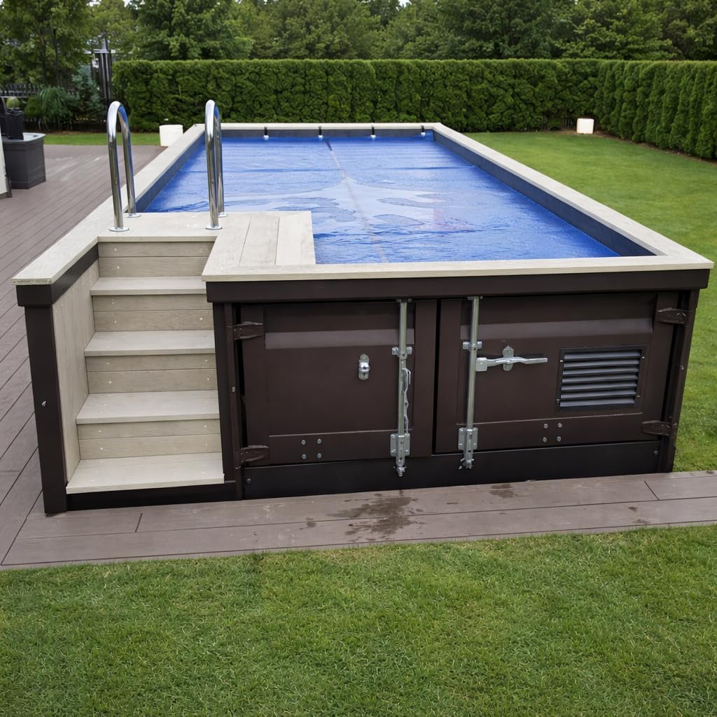 buy shipping container pool,shipping container pool worth it,container pool pros cons,best container swimming pool,shipping container pool vs traditional,should I buy a container pool - detailed features and technical specifications