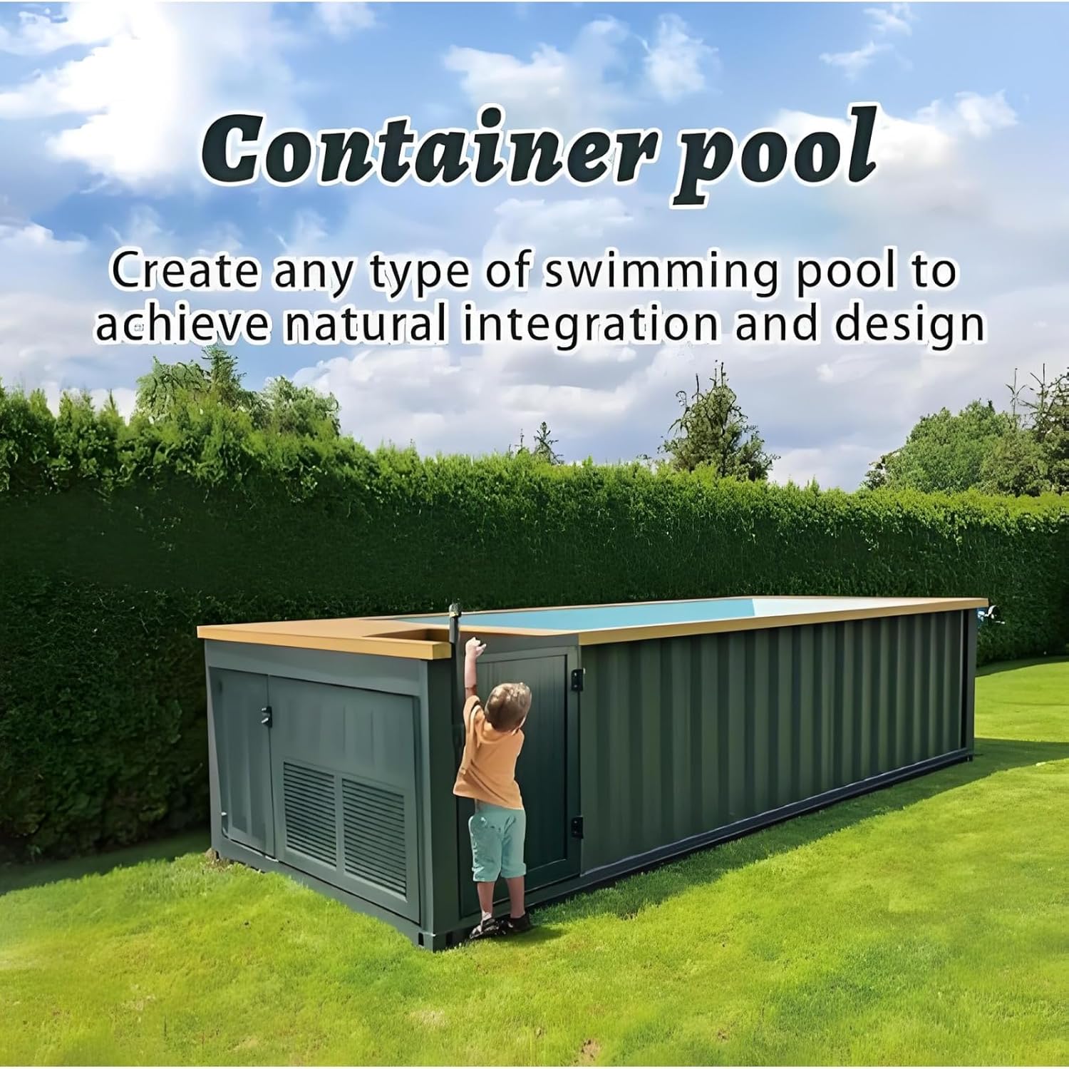 buy shipping container pool,best above ground swimming pool,fiberglass container pool pros cons,shipping container pool worth it,above ground pool for backyard,container pool vs traditional pool unboxing and complete package contents
