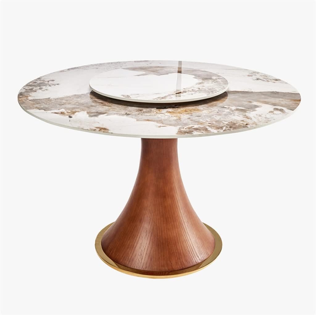 buy sintered stone dining table,sintered stone table pros cons,best round dining table with stone top,solid wood base dining table worth buying,should I buy a sintered stone table,sintered stone vs marble dining table - detailed features and technical specifications
