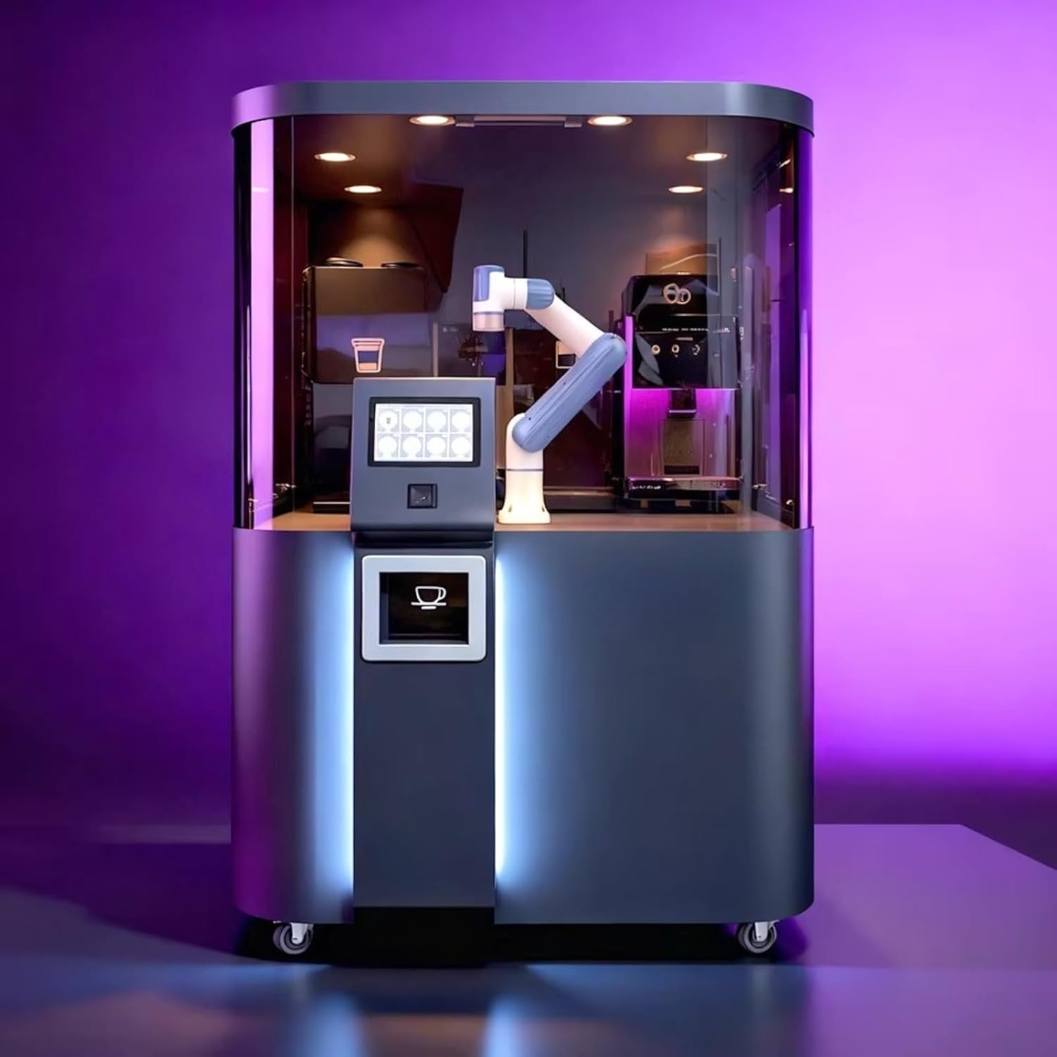 buy smart fresh grind coffee vending robot,smart fresh grind coffee robot worth buying,best commercial coffee vending machine,coffee vending robot pros cons,smart fresh grind coffee machine vs alternatives,should I buy a coffee vending robot unboxing and complete package contents