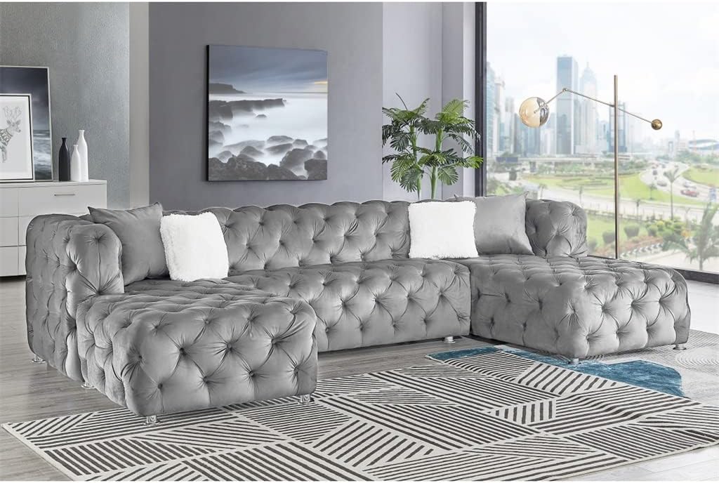buy u shaped velvet sofa,u shaped sofa pros cons,velvet sectional worth buying,best u shaped sectional,should I buy a velvet sofa,u shaped sofa vs l shaped unboxing and complete package contents