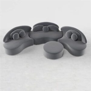 Image 1 of buy velvet sectional sofa set