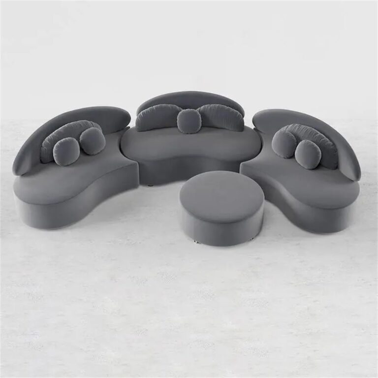 Image 1 of buy velvet sectional sofa set