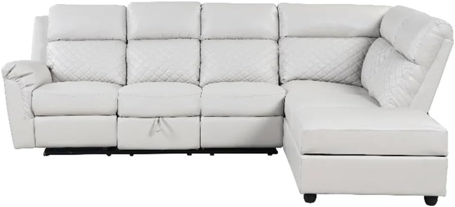 buy white reclining sectional sofa,white reclining sectional worth it,white sectional sofa pros cons,best white faux leather sectional,white reclining sofa vs alternatives,should I buy a white sectional - detailed features and technical specifications