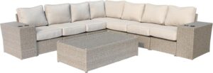 Image 1 of buy wicker outdoor conversation set
