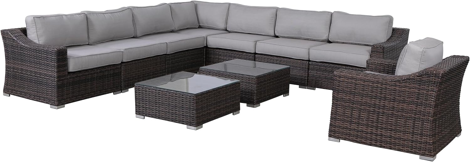buy wicker patio seating group,wicker patio furniture set worth buying,7 person outdoor seating group pros cons,best wicker sectional with cushions,should I buy assembled wicker seating,large wicker patio set alternatives unboxing and complete package contents