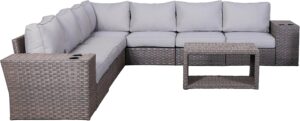 Image 1 of buy wicker patio seating set