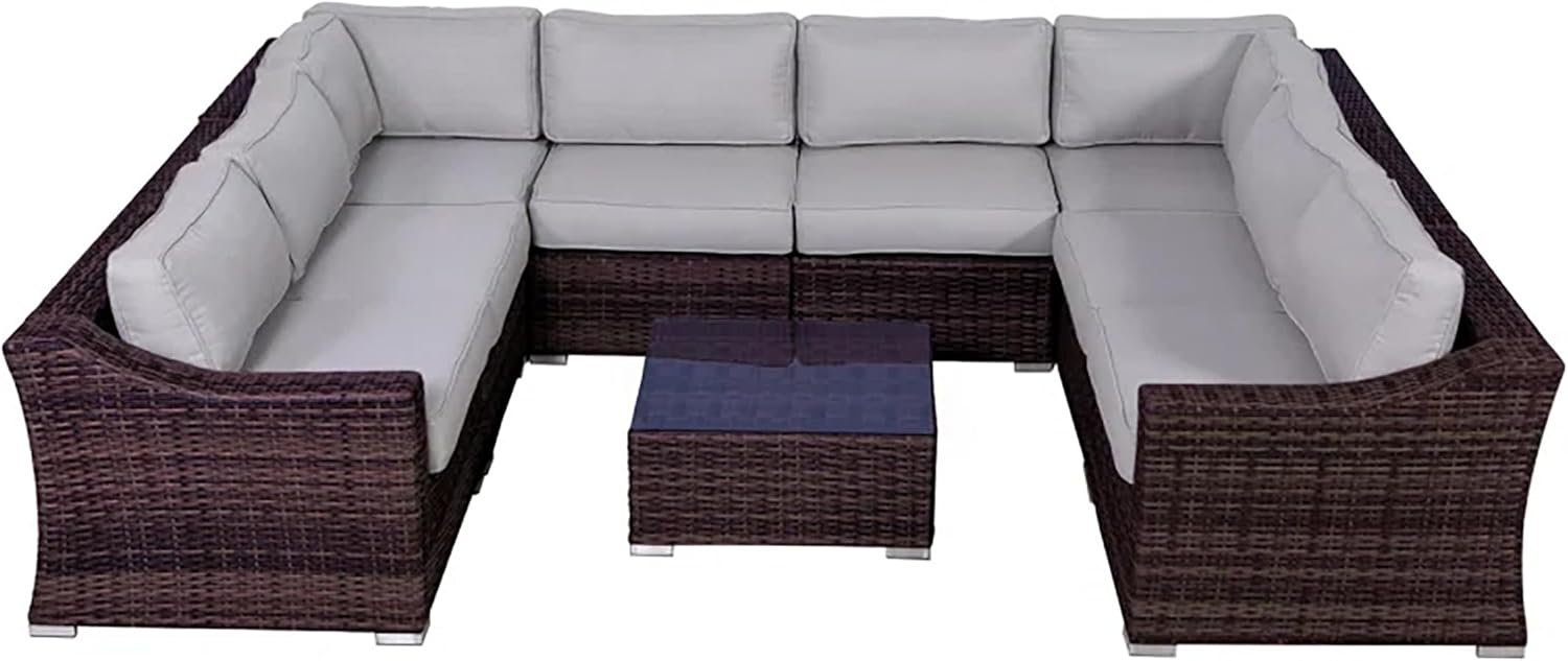 buy wicker seating group with cushions,should i buy wicker patio seating set,wicker sectional vs aluminum furniture,best wicker outdoor seating group pros cons,wicker furniture worth buying for patio,6 person wicker seating group value unboxing and complete package contents