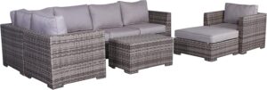Image 1 of buy wicker sectional seating group