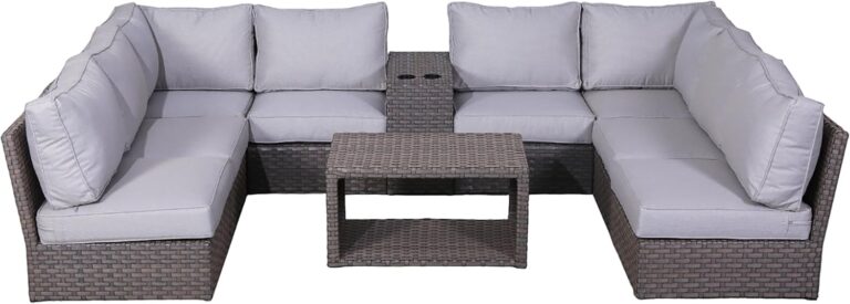 Image 1 of buy wicker sectional seating group