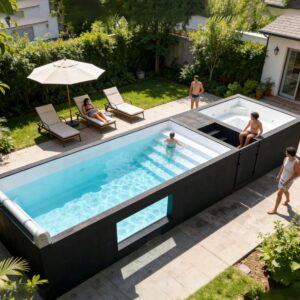 Image 1 of container swimming pool worth buying