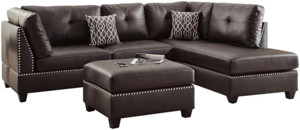 faux leather reversible sectional sofa,should I buy a faux leather sectional,faux leather sectional pros cons,reversible modular sofa worth buying,best modular sofa with storage,faux leather sectional vs fabric - detailed features and technical specifications
