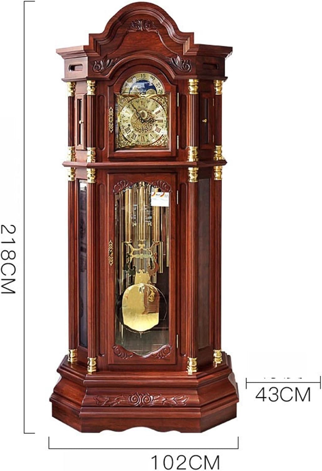 grandfather floor clock worth buying,should I buy a grandfather clock,grandfather clock pros and cons,best floor standing clock,XJOYSL7921 floor clock honest,grandfather clock vs wall clock unboxing and complete package contents