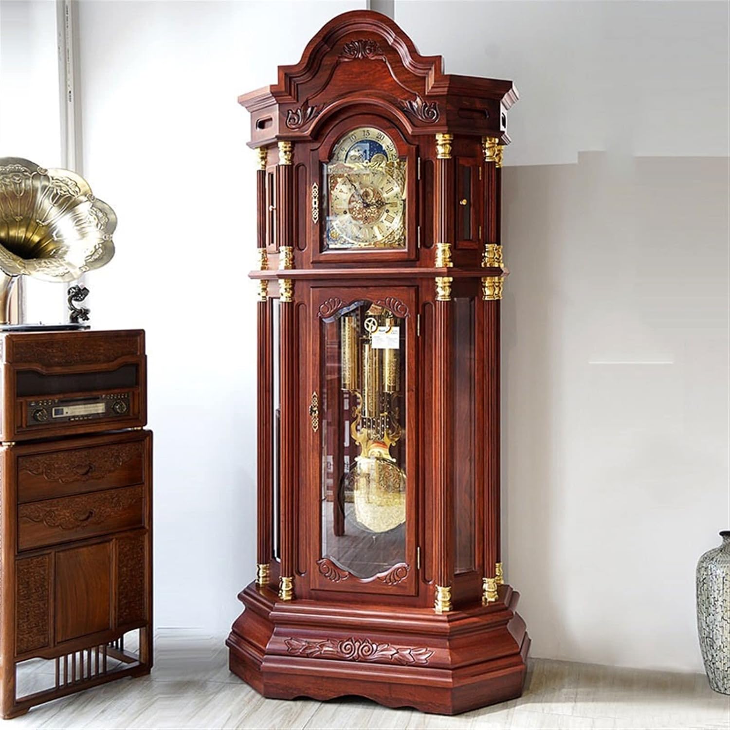 grandfather floor clock worth buying,should I buy a grandfather clock,grandfather clock pros and cons,best floor standing clock,XJOYSL7921 floor clock honest,grandfather clock vs wall clock performance testing and real-world results