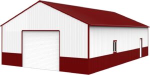 Image 1 of heavy duty metal garage
