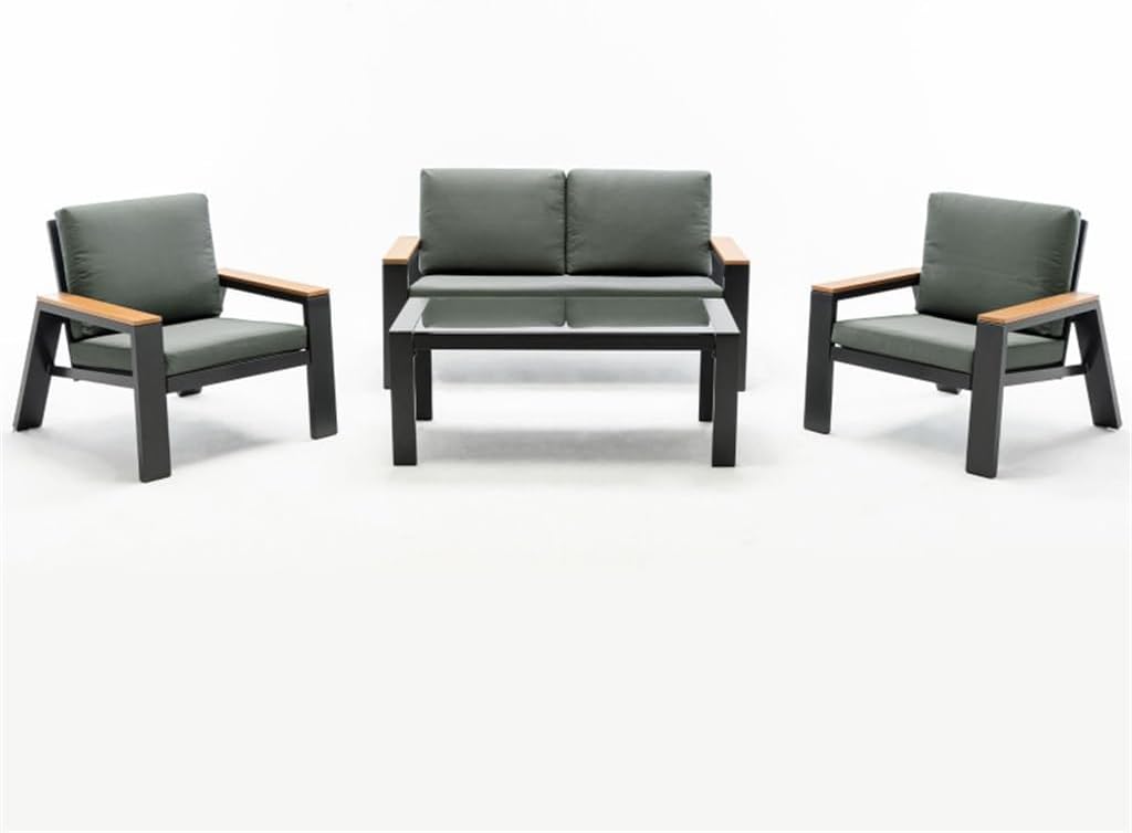 metal 4 person seating group,should I buy an outdoor seating set,aluminum outdoor furniture pros cons,best balcony seating group with table,water resistant cushions worth it,metal patio set vs wicker - detailed features and technical specifications