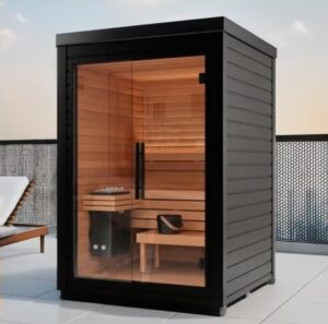 Image 1 of modern outdoor cabin sauna kit