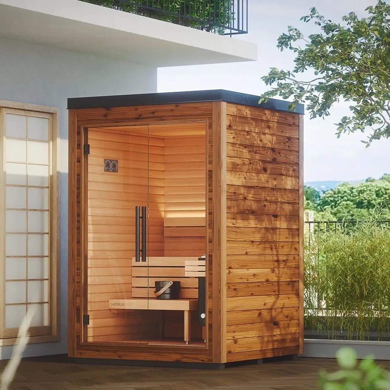modern outdoor cabin sauna kit,modern cabin sauna worth buying,best outdoor cabin sauna kit,modern cabin sauna pros cons,should I buy a modern cabin sauna,modern vs traditional outdoor sauna unboxing and complete package contents