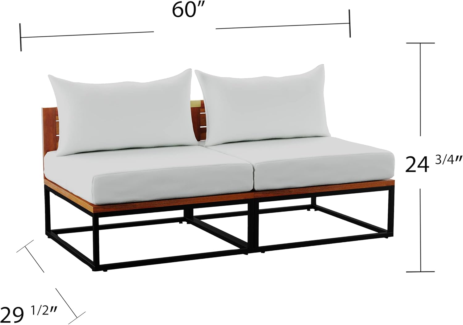 modular outdoor loveseat worth buying,should I buy a modular loveseat,modular loveseat pros and cons,best modular outdoor furniture,modular loveseat vs sectional,white steel loveseat quality unboxing and complete package contents