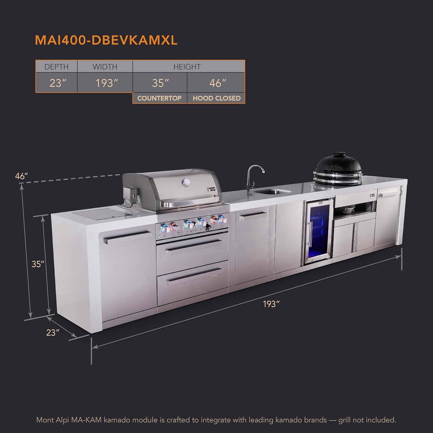 mont alpi premium 4-burner outdoor kitchen island,best outdoor kitchen island with beverage center,mont alpi 4-burner grill pros cons,outdoor kitchen island with sink and fridge worth it,mont alpi kamado cart modular,should I buy mont alpi island grill unboxing and complete package contents
