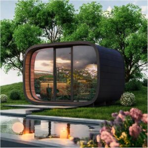 Image 1 of outdoor sauna for 10-12 people