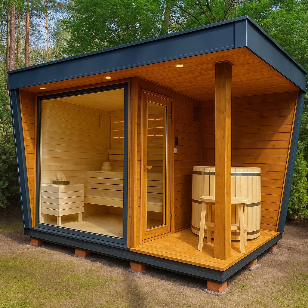 outdoor sauna ice bath combo worth it,should I buy an outdoor sauna and cold plunge,outdoor sauna with ice bath pros cons,best hot and cold therapy sauna,luxury home sauna spa honest,outdoor sauna cabin vs alternatives - detailed features and technical specifications