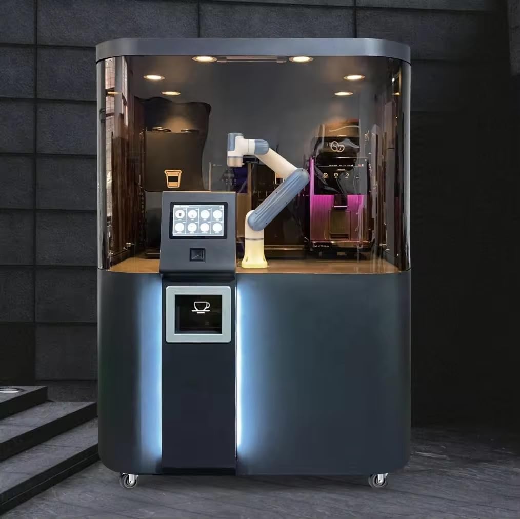 robotic coffee kiosk worth buying,should I buy a robotic coffee kiosk,robotic barista machine pros cons,best commercial automated coffee machine,robotic coffee kiosk vs alternatives,robotic coffee station worth it - detailed features and technical specifications