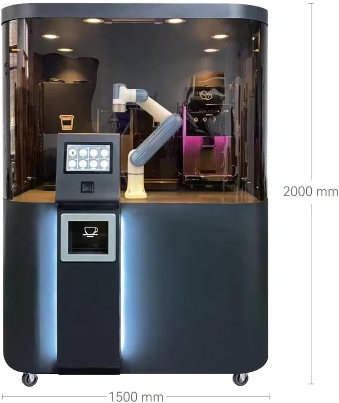 robotic coffee kiosk worth buying,should I buy a robotic coffee kiosk,robotic barista machine pros cons,best commercial automated coffee machine,robotic coffee kiosk vs alternatives,robotic coffee station worth it unboxing and complete package contents
