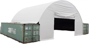Image 1 of shipping container canopy shelter kit