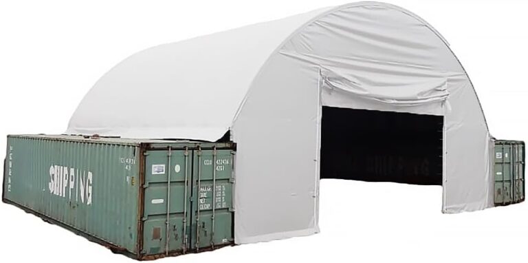 Image 1 of shipping container canopy shelter kit