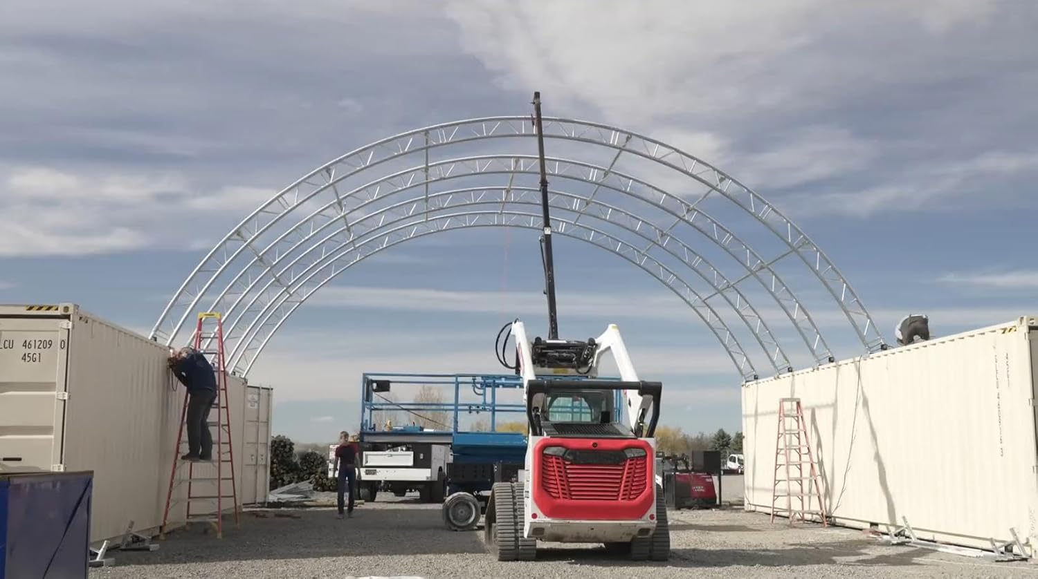 shipping container roof kit 40x40,shipping container canopy shelter pros cons,best container roof kit for outdoor storage,double truss container canopy worth buying,container canopy kit vs traditional shelter,should I buy a container roof kit performance testing and real-world results