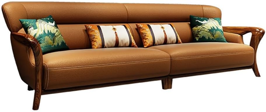 Detailed view of the solid wood skeleton sofa worth it, showcasing the frame construction and cushion texture for should I buy a skeleton sofa analysis