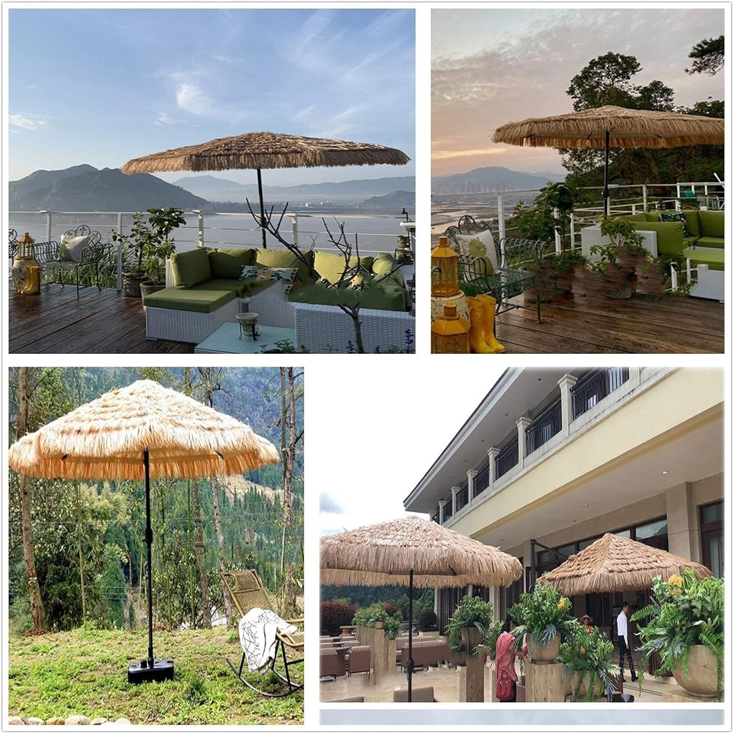 thatched patio umbrella pros cons,should I buy thatched umbrella,thatched umbrella vs standard umbrella,Hawaiian straw umbrella durability,best thatched patio umbrella,tilting thatched umbrella worth buying performance testing and real-world results