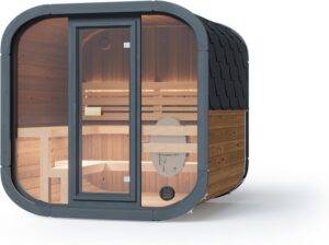 Image 1 of thermowood barrel sauna pure 5