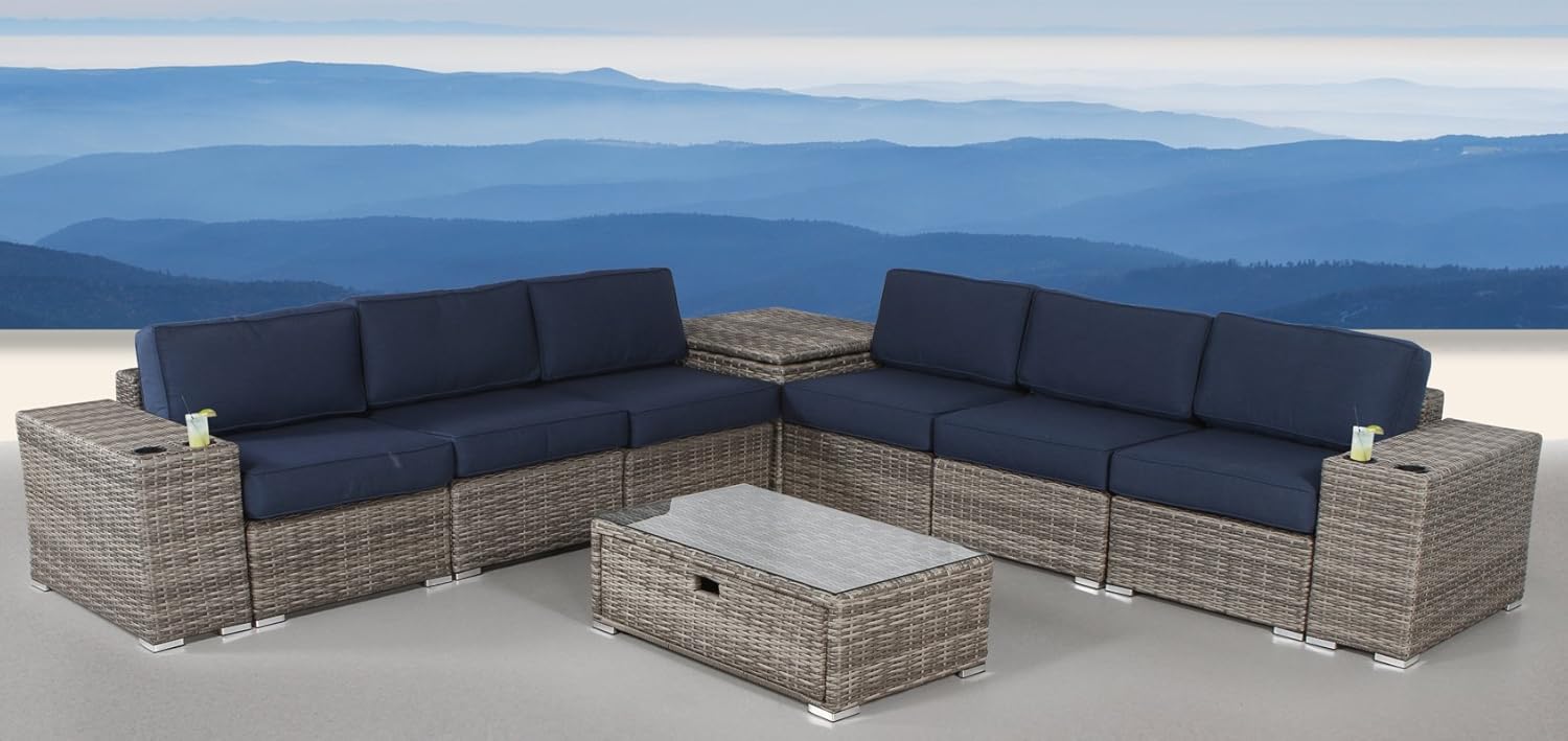 wicker 6 person seating group,best wicker patio seating set,wicker 6 person seating group pros cons,outdoor wicker sofa set worth buying,wicker seating group vs aluminum,should I buy a wicker seating group unboxing and complete package contents