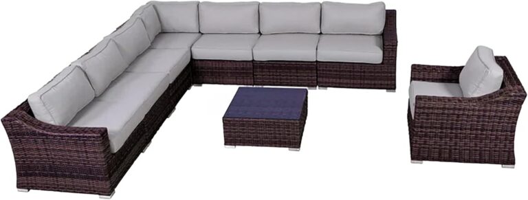 Wicker 7 Person Seating Group Pros & Cons: Honest Take 41 Image 1 of wicker 7 person seating group