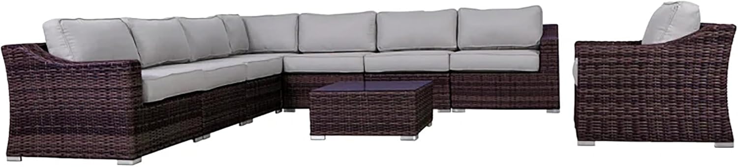 wicker 7 person seating group,should I buy wicker 7 person seating group,wicker 7 person seating group pros cons,outdoor wicker sectional with cushions,best wicker patio seating group,small wicker seating group worth buying unboxing and complete package contents