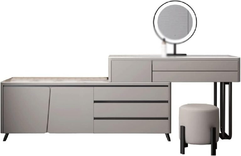 Image 1 of wooden dressing table storage cabinet